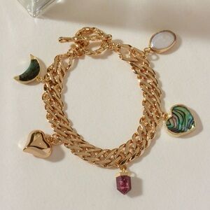 Luna Norte Earth's Heartbeat Charm Bracelet